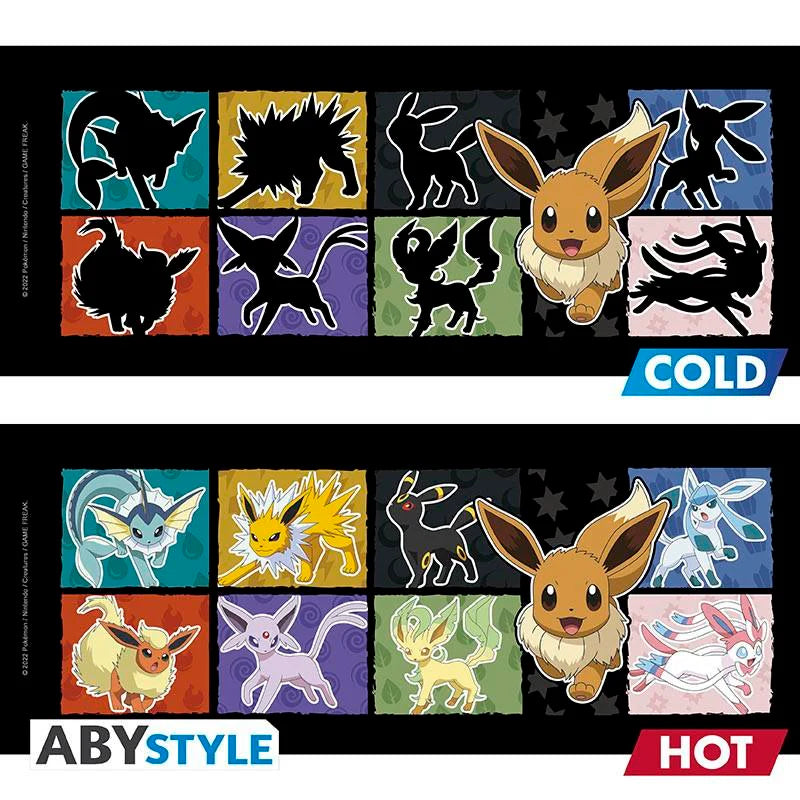 Pokemon - Eevee 460ml Heat Change Mug (ABYSTYLE)