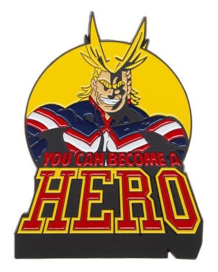 My Hero Academia - All Might 3' (7.5cm) X Large Lapel Pin (BIOWORLD)