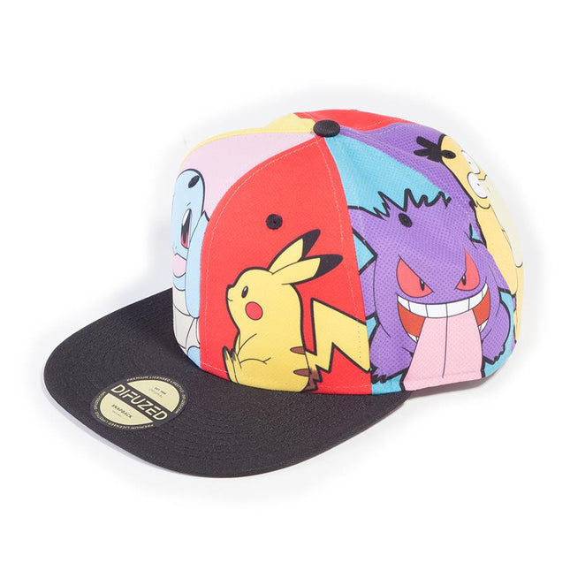 Pokemon -  Multi POP Art Snapback Cap (SB844820POK)