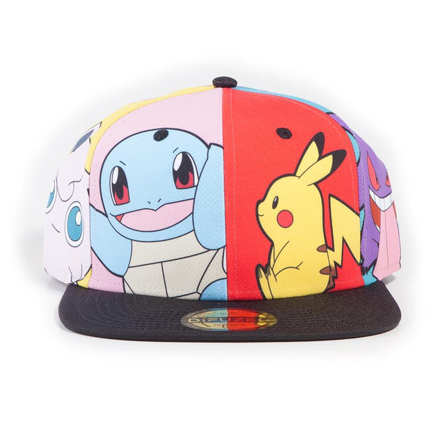 Pokemon -  Multi POP Art Snapback Cap (SB844820POK) - TokyoToys.com