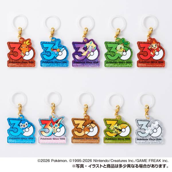 Pokemon - Poke Charm 30th Anniversary Logo (TAKARA TOMY ARTS)