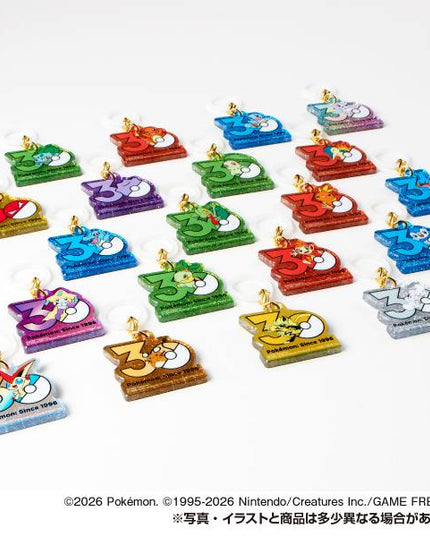 Pokemon - Poke Charm 30th Anniversary Logo (TAKARA TOMY ARTS)