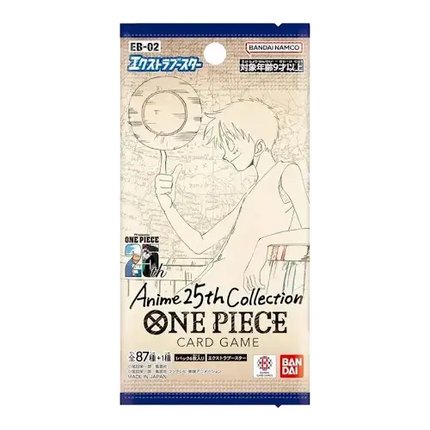 RELEASE 9th May 2025: One Piece TCG - Anime 25th Collection EB-02 Booster Pack (12 Cards)