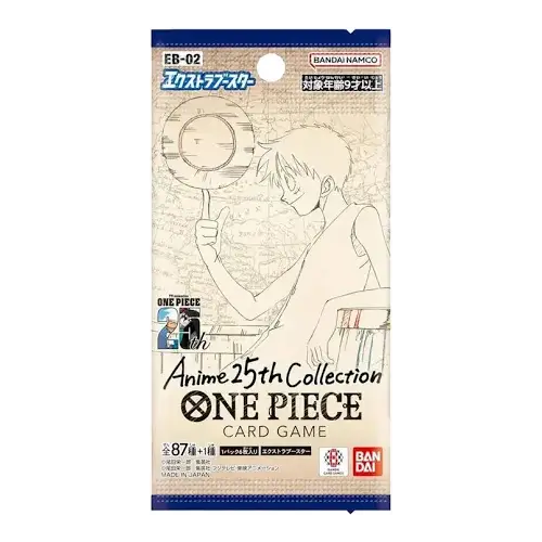 RELEASE 9th May 2025: One Piece TCG - Anime 25th Collection EB-02 Booster Pack (12 Cards)