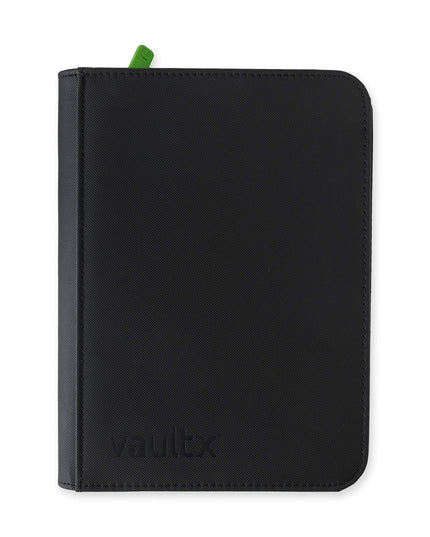 Vault X  - Exo-Tech Zip Binder 4 Pocket - BLACK