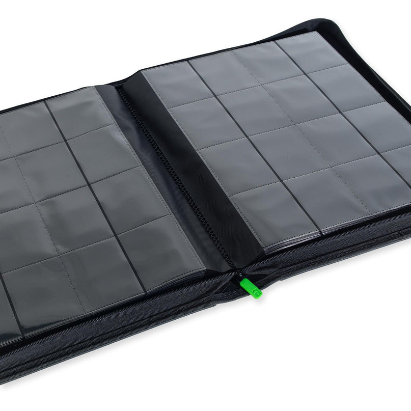 Vault X - Exo-Tech Zip Binder 16 Pocket - BLACK