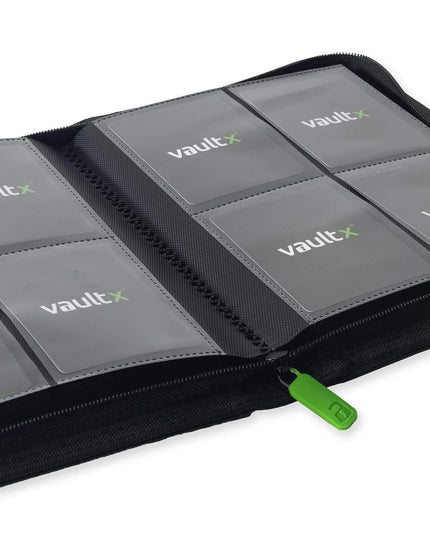 Vault X  - Exo-Tech Zip Binder 4 Pocket - BLACK