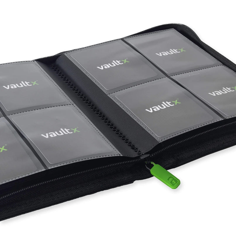 Vault X  - Exo-Tech Zip Binder 4 Pocket - BLACK