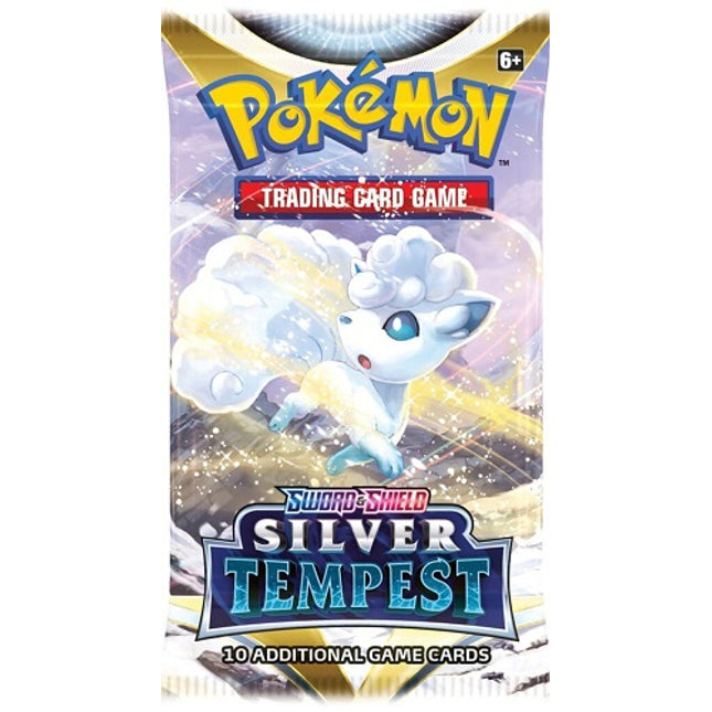Pokemon TCG - Sword & Shield Silver Tempest Single Booster Pack (10 Cards)