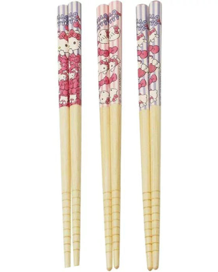 Sanrio - Hello Kitty 3 Pack Chopsticks 16.5cm