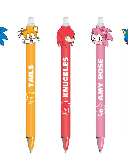 Sonic the Hedgehog Character Erasable Gel Pens (PYRAMID)