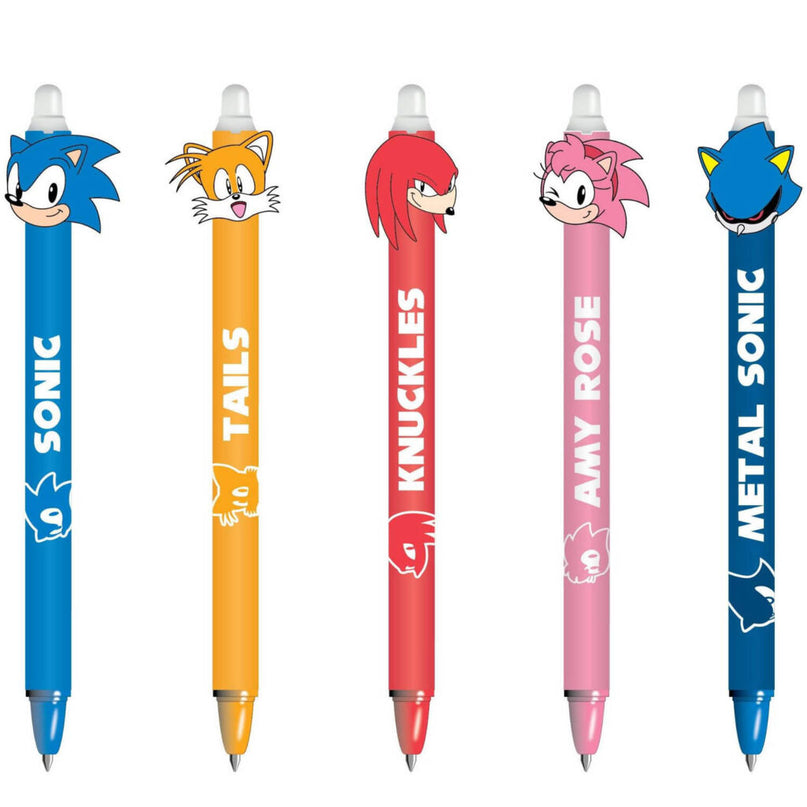 Sonic the Hedgehog Character Erasable Gel Pens (PYRAMID)