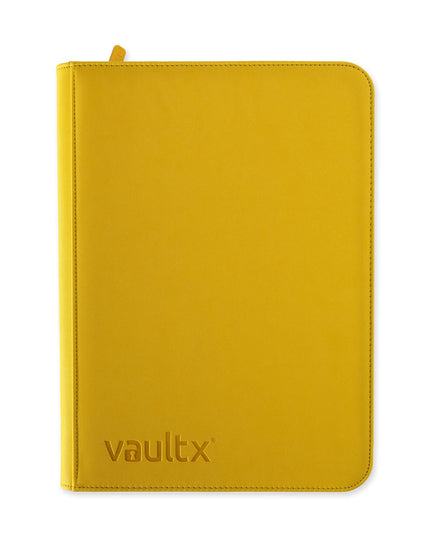 Vault X  - Exo-Tech Zip Binder 9 Pocket - YELLOW