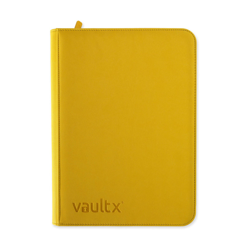 Vault X  - Exo-Tech Zip Binder 9 Pocket - YELLOW