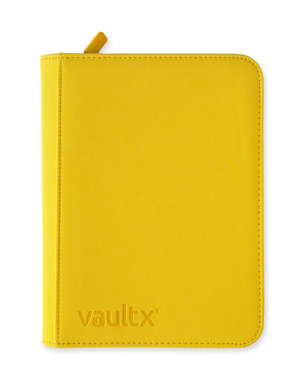 Vault X  - Exo-Tech Zip Binder 4 Pocket - YELLOW