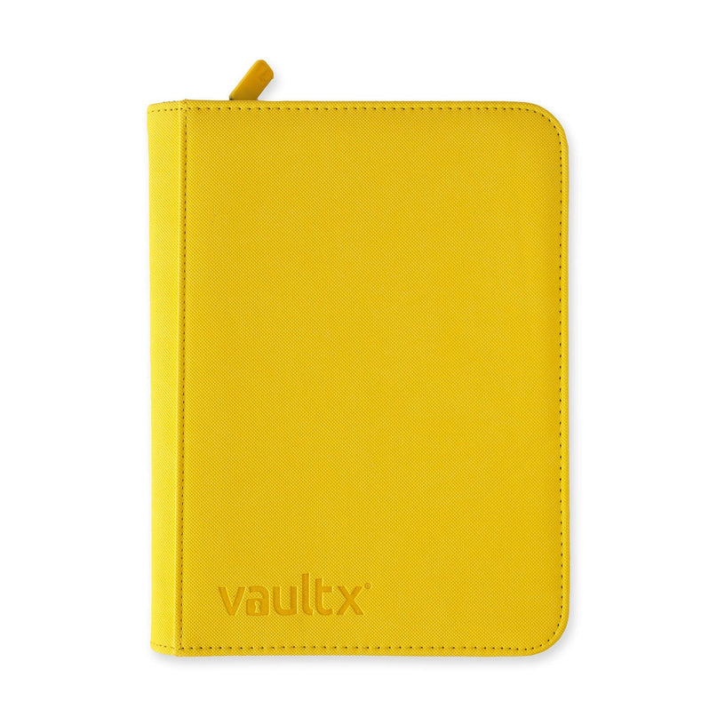 Vault X  - Exo-Tech Zip Binder 4 Pocket - YELLOW