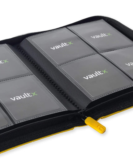 Vault X  - Exo-Tech Zip Binder 4 Pocket - YELLOW