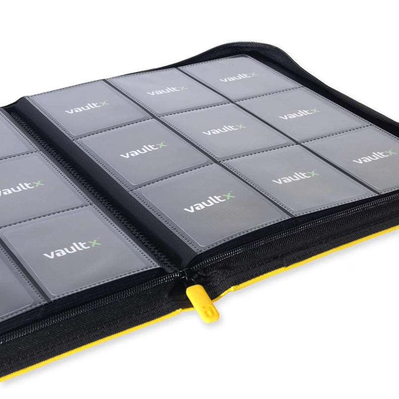 Vault X  - Exo-Tech Zip Binder 9 Pocket - YELLOW