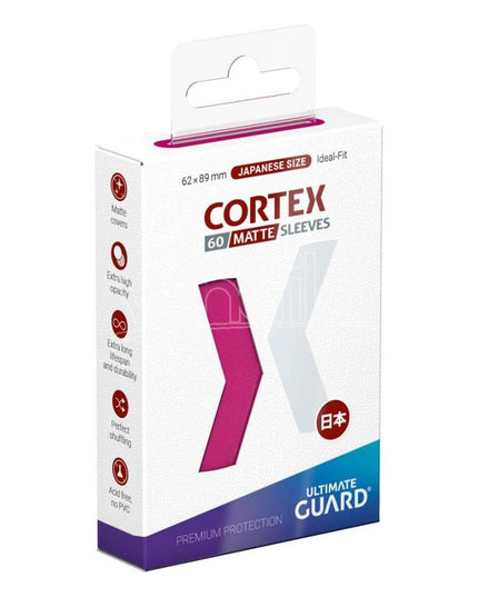 Ultimate Guard Cortex Sleeves Japanese Size Matte Pink (60)