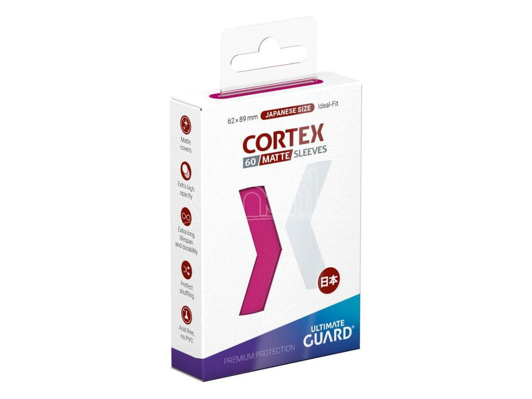 Ultimate Guard Cortex Sleeves Japanese Size Matte Pink (60)