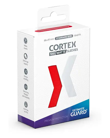 Ultimate Guard Cortex Sleeves Standard Size Red (100)