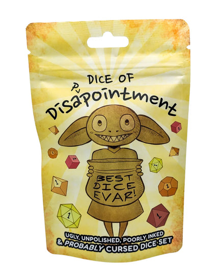 Mystery Dice Goblin - Dice of Disappointment - Funny Dice Mystery Bags