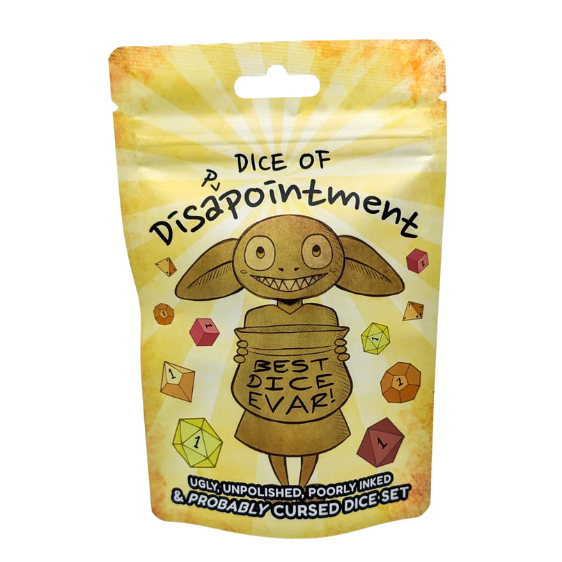 Mystery Dice Goblin - Dice of Disappointment - Funny Dice Mystery Bags