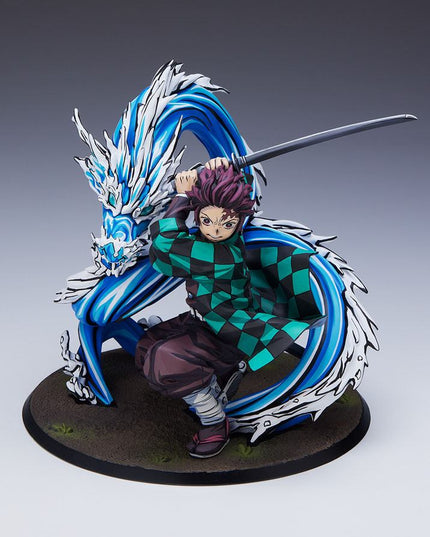Demon Slayer - Kimetsu no Yaiba Statue - 1/8 Tanjiro Kamado Total Concentration Paint Ver. 19cm (ANIPLEX) - G