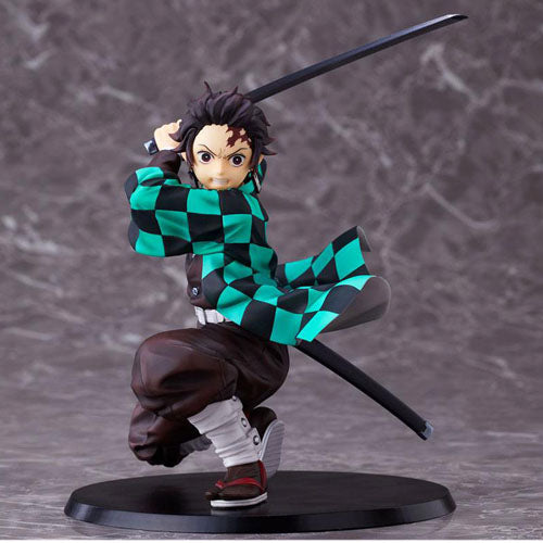 Demon Slayer Kimetsu no Yaiba Statue Tanjiro Kamado (Standard version) 17 cm (ANIPLEX) BOX DAMAGE - G