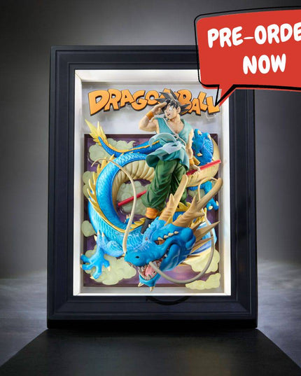 Dragon Ball Z - Son Goku & Dragon Tamashii Art 3D Relief Picture 27 cm (TAMASHII NATIONS) PREORDER DEC