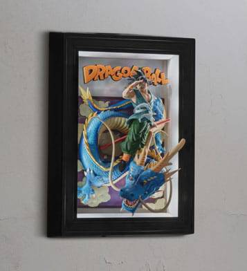 Dragon Ball Z - Son Goku & Dragon Tamashii Art 3D Relief Picture 27 cm (TAMASHII NATIONS) PREORDER DEC