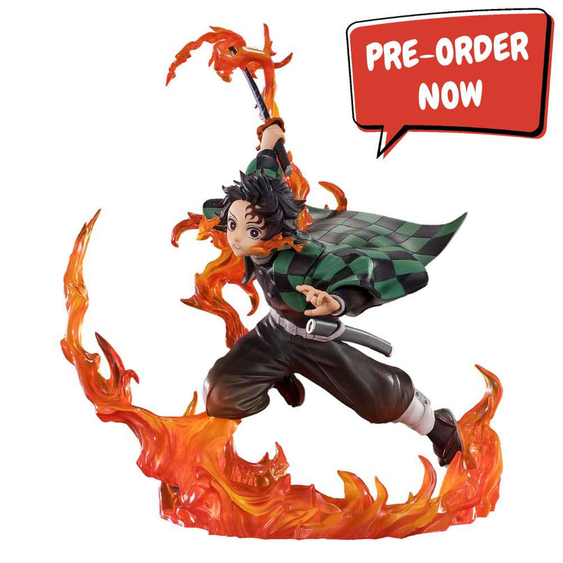 Demon Slayer: Kimetsu no Yaiba - Kamado Tanjiro (Kyojuro Rengoku's Sword Guard Ver.) FiguartsZERO PVC Statue 19 cm (TAMASHII NATIONS) PREORDER NOV