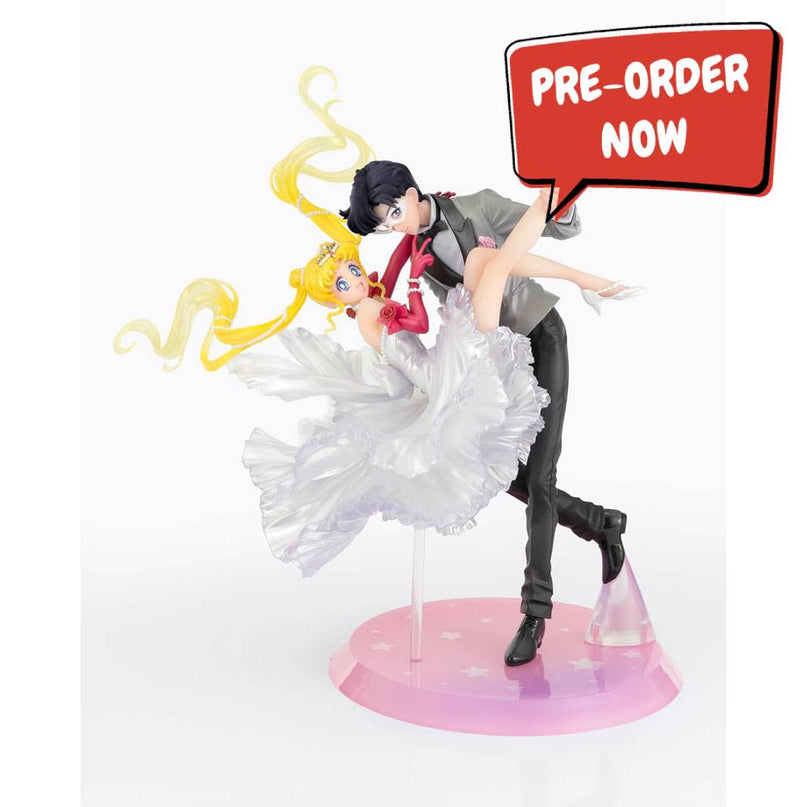 Sailor Moon - Usagi & Tuxedo Mask Moonlight Glow Edition FiguartsZERO Chouette PVC Statue 24 cm (TAMASHII NATIONS) PREORDER FEB