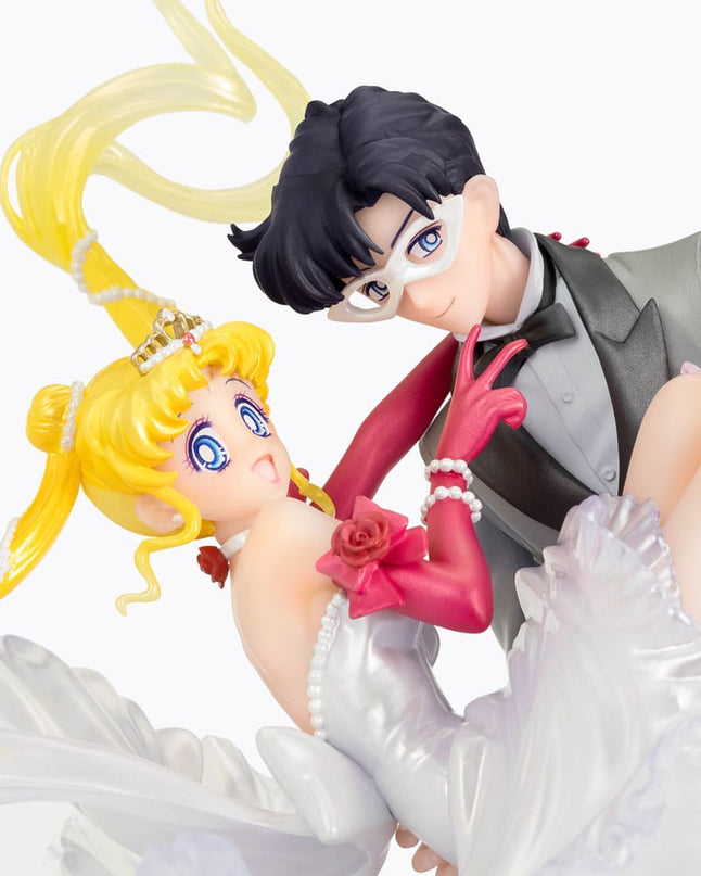 Sailor Moon - Usagi & Tuxedo Mask Moonlight Glow Edition FiguartsZERO Chouette PVC Statue 24 cm (TAMASHII NATIONS) PREORDER FEB