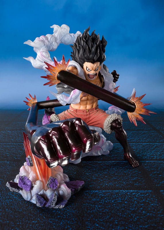One Piece - Statue Monkey D. Luffy Gear 4 Snake Man King Cobra Figuarts ZERO Extra Battle PVC 21 cm (TAMASHII NATION)