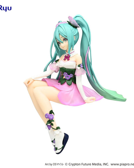 Hatsune Miku - Flower Fairy Morning Glory Pink Color Ver. Noodle Stopper PVC Statue 14 cm (FURYU)