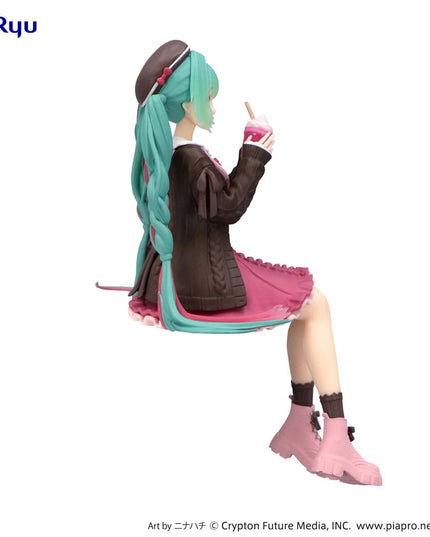 Hatsune Miku - Autumn Date Pink Color Ver. Noodle Stopper PVC Statue 14 cm (FURYU)