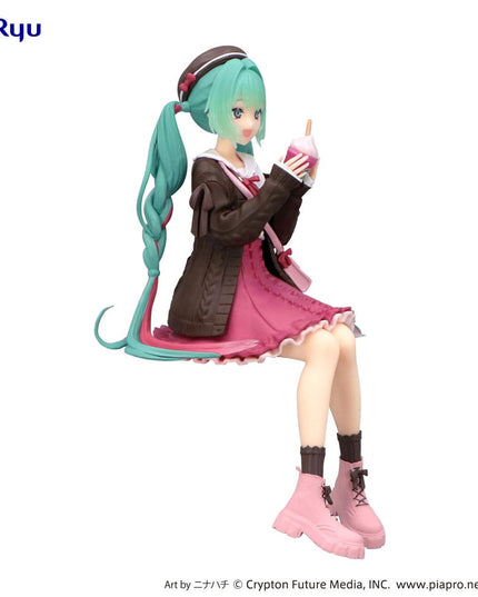 Hatsune Miku - Autumn Date Pink Color Ver. Noodle Stopper PVC Statue 14 cm (FURYU)