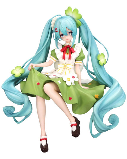 Hatsune Miku - Flower Fairy Clover Noodle Stopper PVC Statue 15 cm (FURYU)