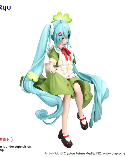 Hatsune Miku - Flower Fairy Clover Noodle Stopper PVC Statue 15 cm (FURYU)