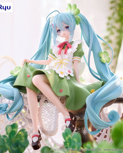 Hatsune Miku - Flower Fairy Clover Noodle Stopper PVC Statue 15 cm (FURYU)