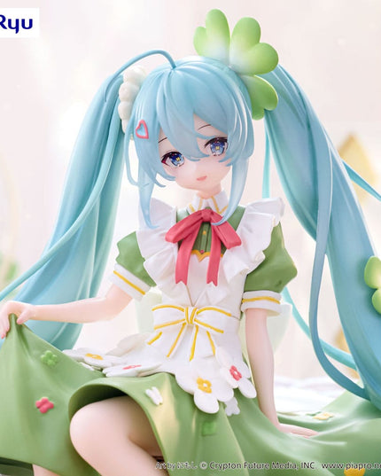 Hatsune Miku - Flower Fairy Clover Noodle Stopper PVC Statue 15 cm (FURYU)