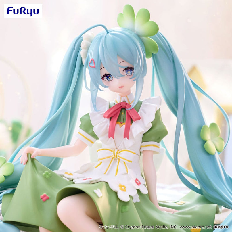 Hatsune Miku - Flower Fairy Clover Noodle Stopper PVC Statue 15 cm (FURYU)