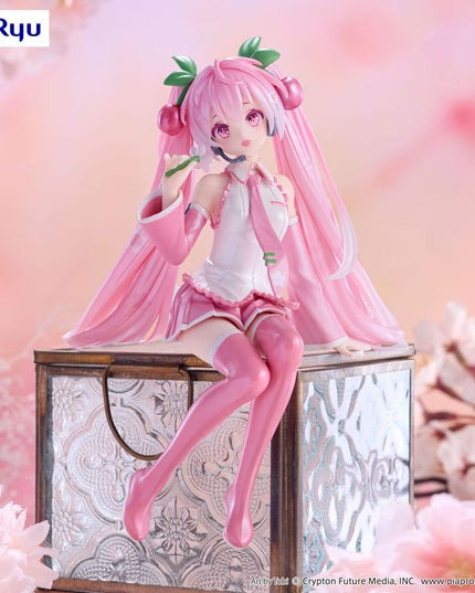 Hatsune Miku - Sakura Miku 2024 Pearl Color Ver. Noodle Stopper PVC Statue 15 cm (FURYU)