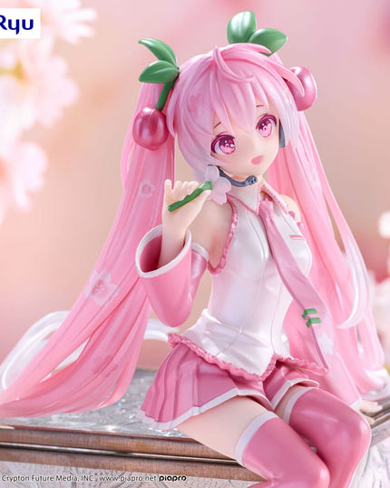 Hatsune Miku - Sakura Miku 2024 Pearl Color Ver. Noodle Stopper PVC Statue 15 cm (FURYU)