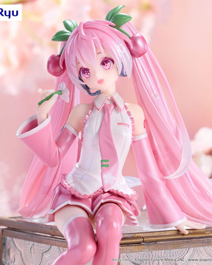 Hatsune Miku - Sakura Miku 2024 Pearl Color Ver. Noodle Stopper PVC Statue 15 cm (FURYU)