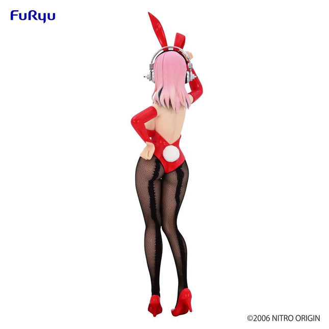 Super Sonico - BiCute Bunnies  Super Sonico Red Ver. 28 cm PVC Statue (FURYU)