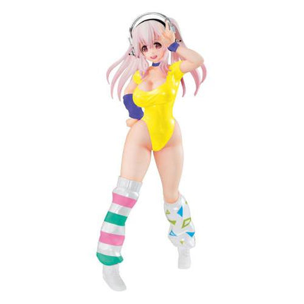 Super Sonico - Super Sonico Concept Figure 80's/Another Color/Yellow Ver. 18 cm PVC Statue  (FURYU)