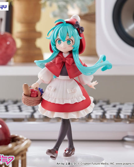 Hatsune Miku - Little Red Riding Hood Ver. Desktop Fairy PVC Statue 16 cm (FURYU)