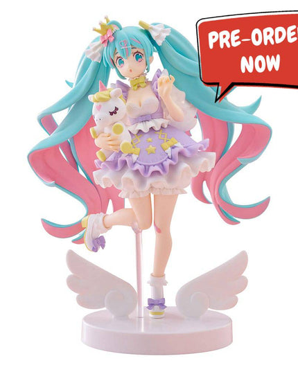 Hatsune Miku - Hatsune Miku Yumekawa Princess Lavender Ver. Tenitol PVC Statue 21 cm (FURYU) PREORDER FEB